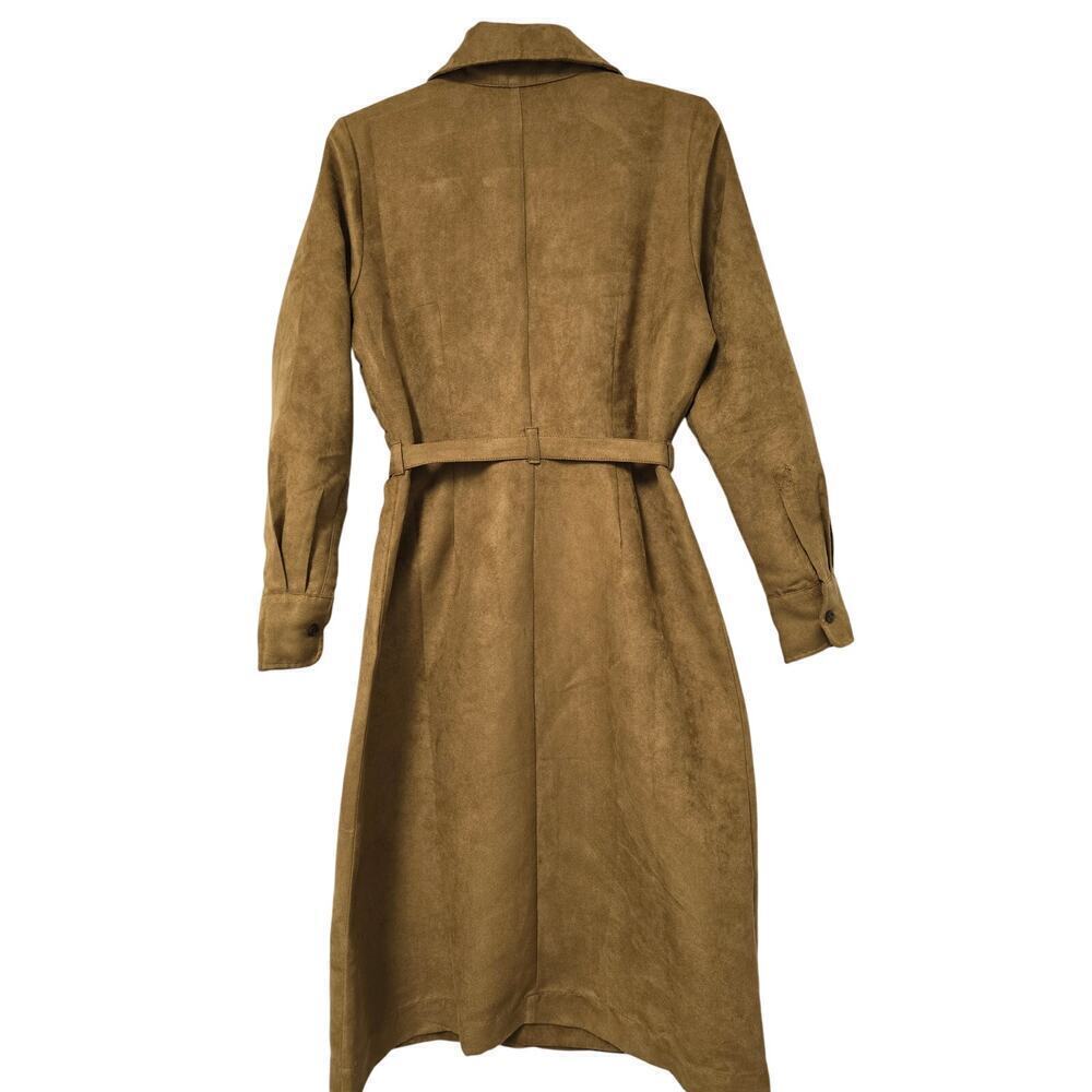 NWT Banana Republic Vegan Suede Knee Length Dress Size 6 - Picture 8 of 10